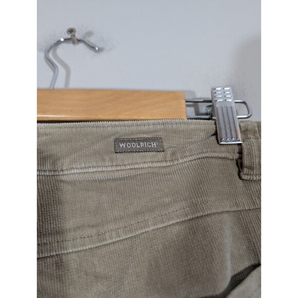 Woolrich Women Corduroy High Rise Straight Leg Pants Sz 4 Barn Core Country - Picture 3 of 7